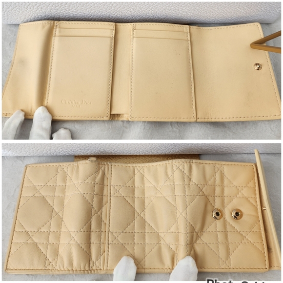 Auth Lady Dior Petite Maroquinerie Tifold Wallet - Picture 6 of 11